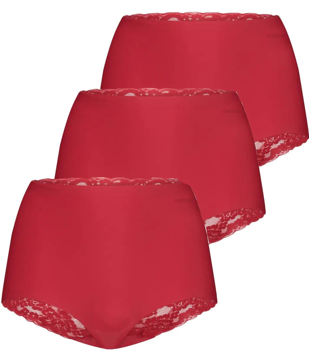 Sliponline Ten Cate 3-pack secrets kanten high waist slip - 31758
