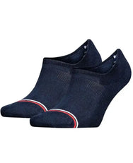 Sliponline Tommy Hilfiger 2-paar Iconic sokken - Footies met badstof zool