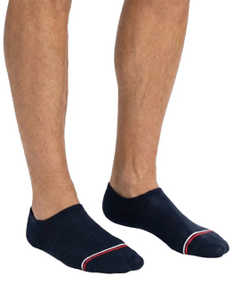Sliponline Tommy Hilfiger 2-paar Iconic sokken - Footies met badstof zool