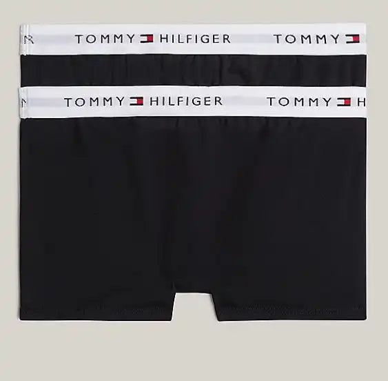 Sliponline Tommy Hilfiger 2-Pack jongens Boxershorts - Zwart