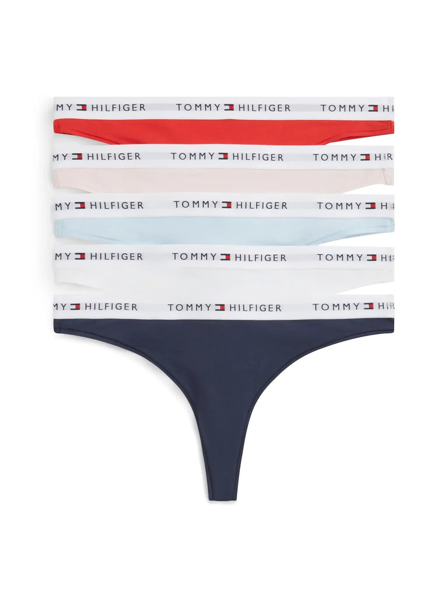 Sliponline Tommy Hilfiger 5-Pack Dames Strings - Thong