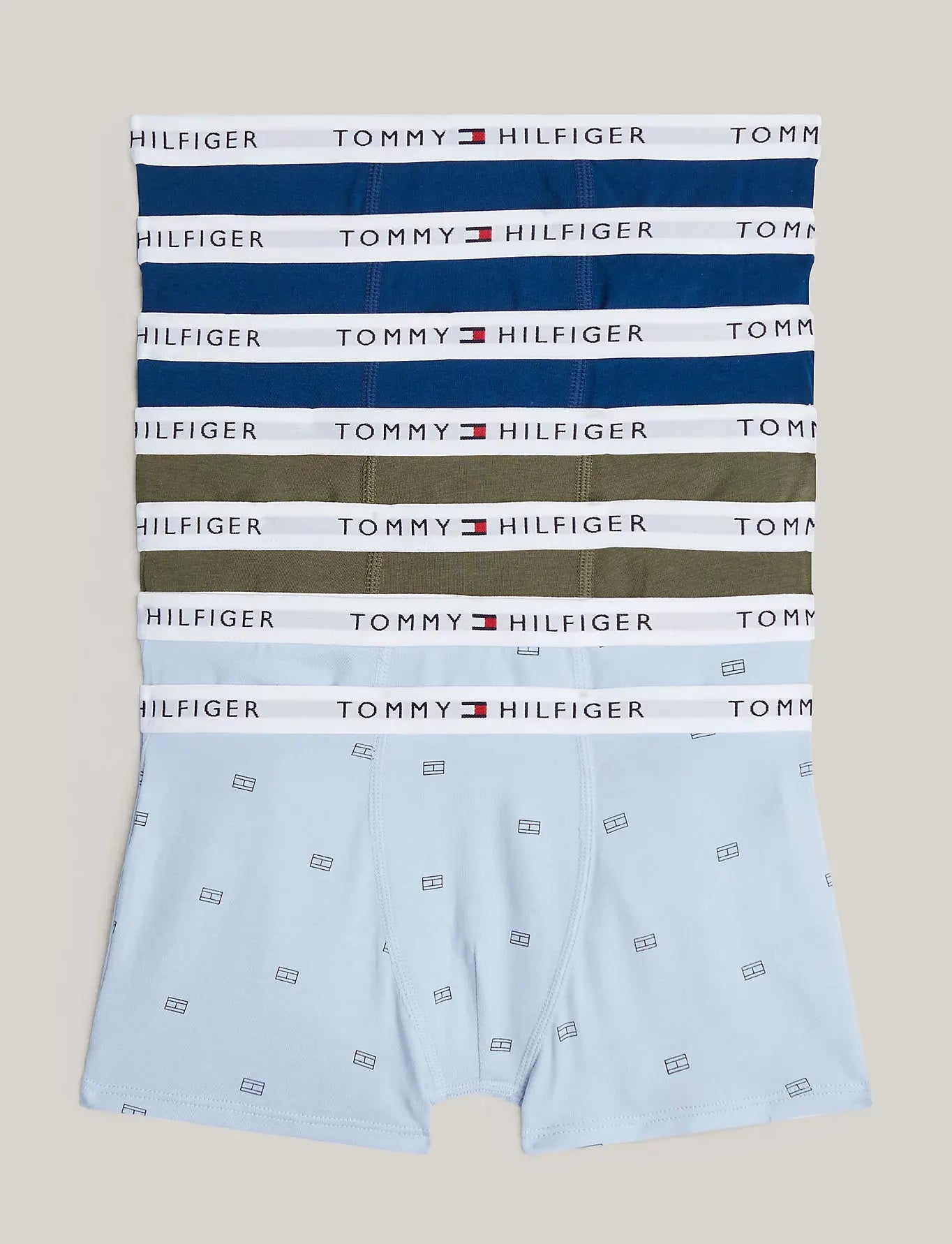 Sliponline Tommy Hilfiger 7-Pack jongens Boxershorts - Figure