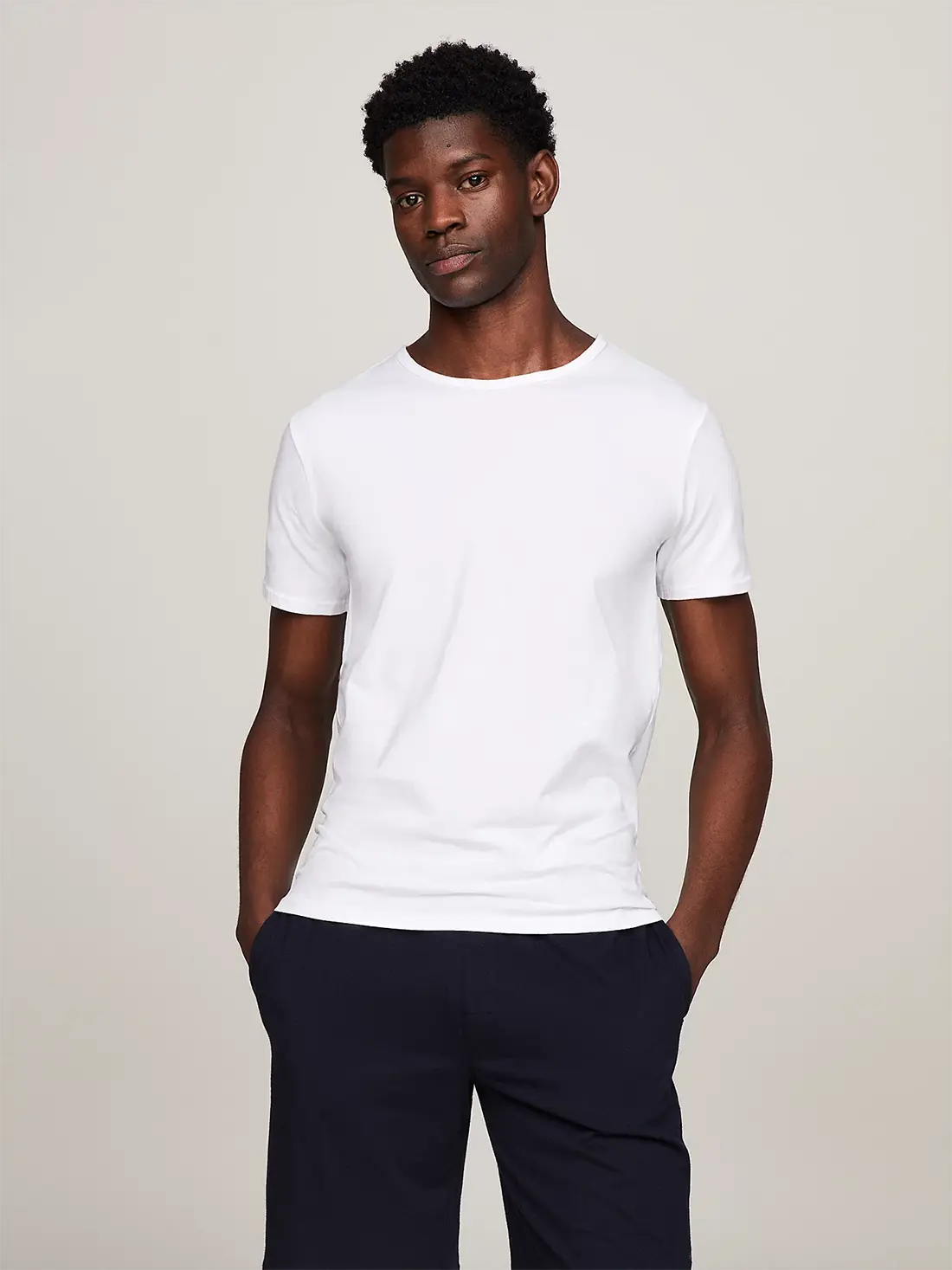 Sliponline Tommy Hilfiger Stretch T-Shirt 3-pak - Elastisch katoen