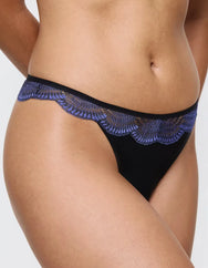 Sliponline Triumph Comfort glam string - Kanten string