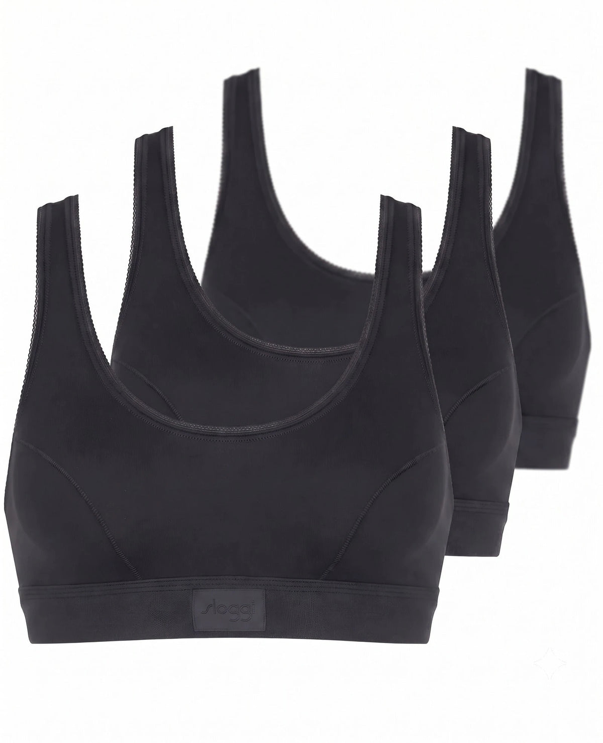 Sloggi 3-pack Double comfort top dames - katoen