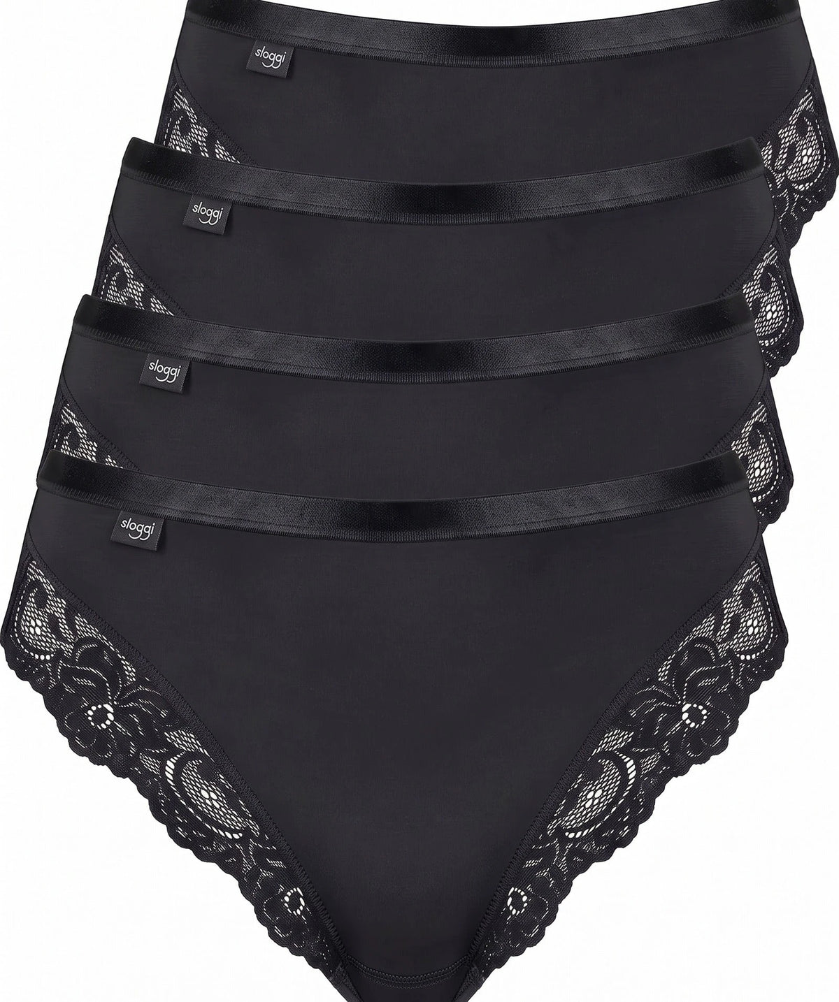 Sloggi 4-pack Romance Tai - Kanten dames heup slip