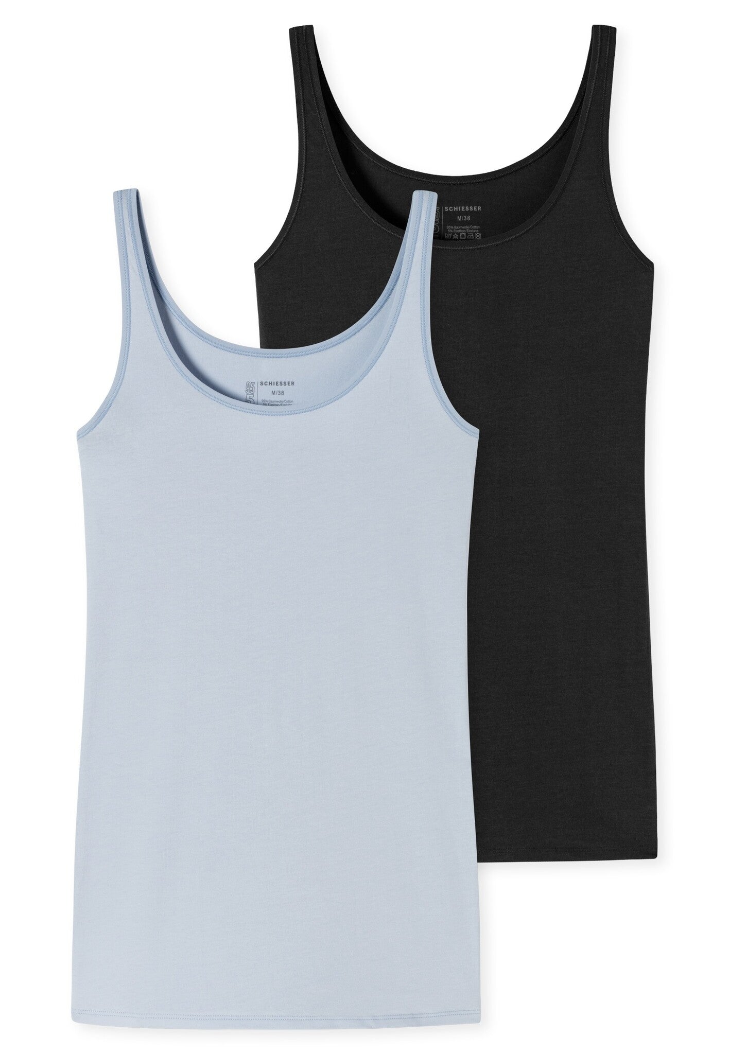 Sloggi Schiesser 2-Pack dames hemden - Basics