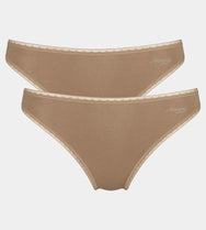 Sloggi Sloggi 2-pack dames Basic Tai GO - biologische slips