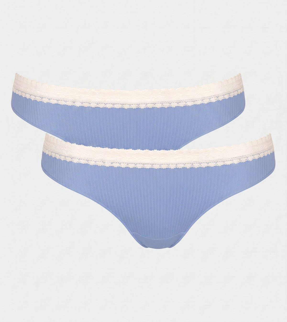 Sloggi Sloggi 2-pack dames GO Ribbed brazil