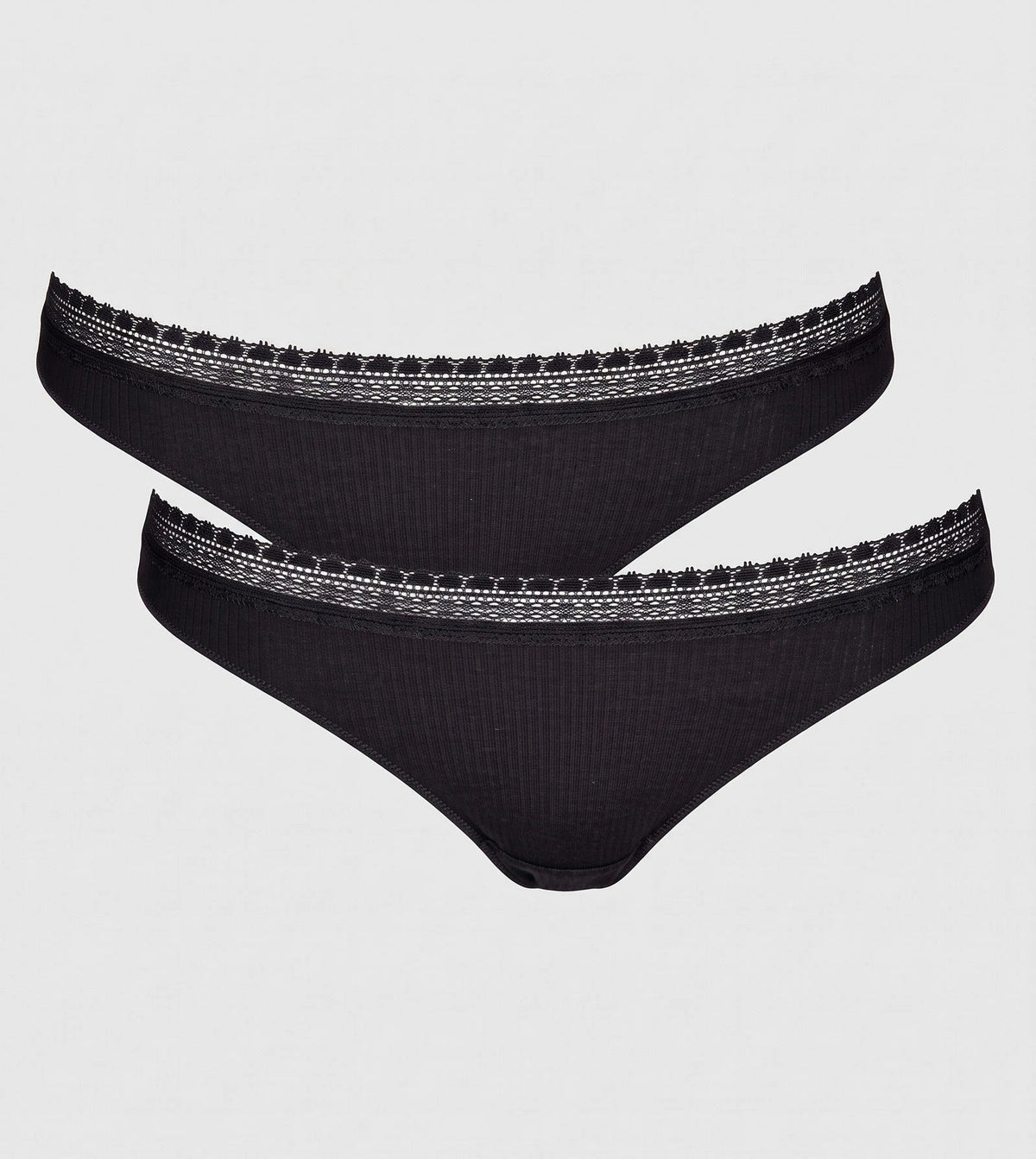Sloggi Sloggi 2-pack dames GO Ribbed brazil