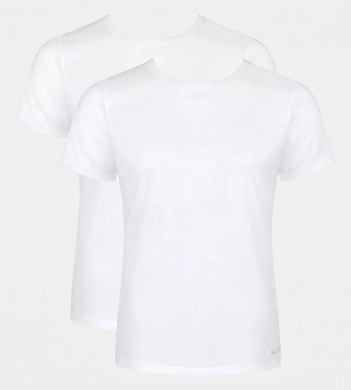 Sloggi Sloggi 2-pack Go Abc heren T-shirts - Ronde hals