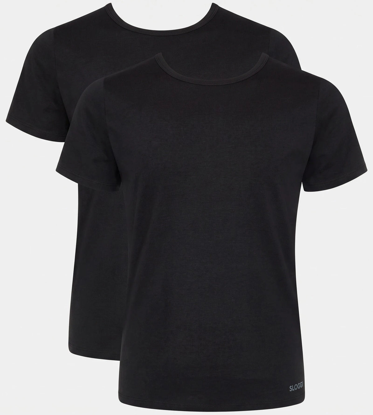 Sloggi Sloggi 2-pack Go Abc heren T-shirts - Ronde hals