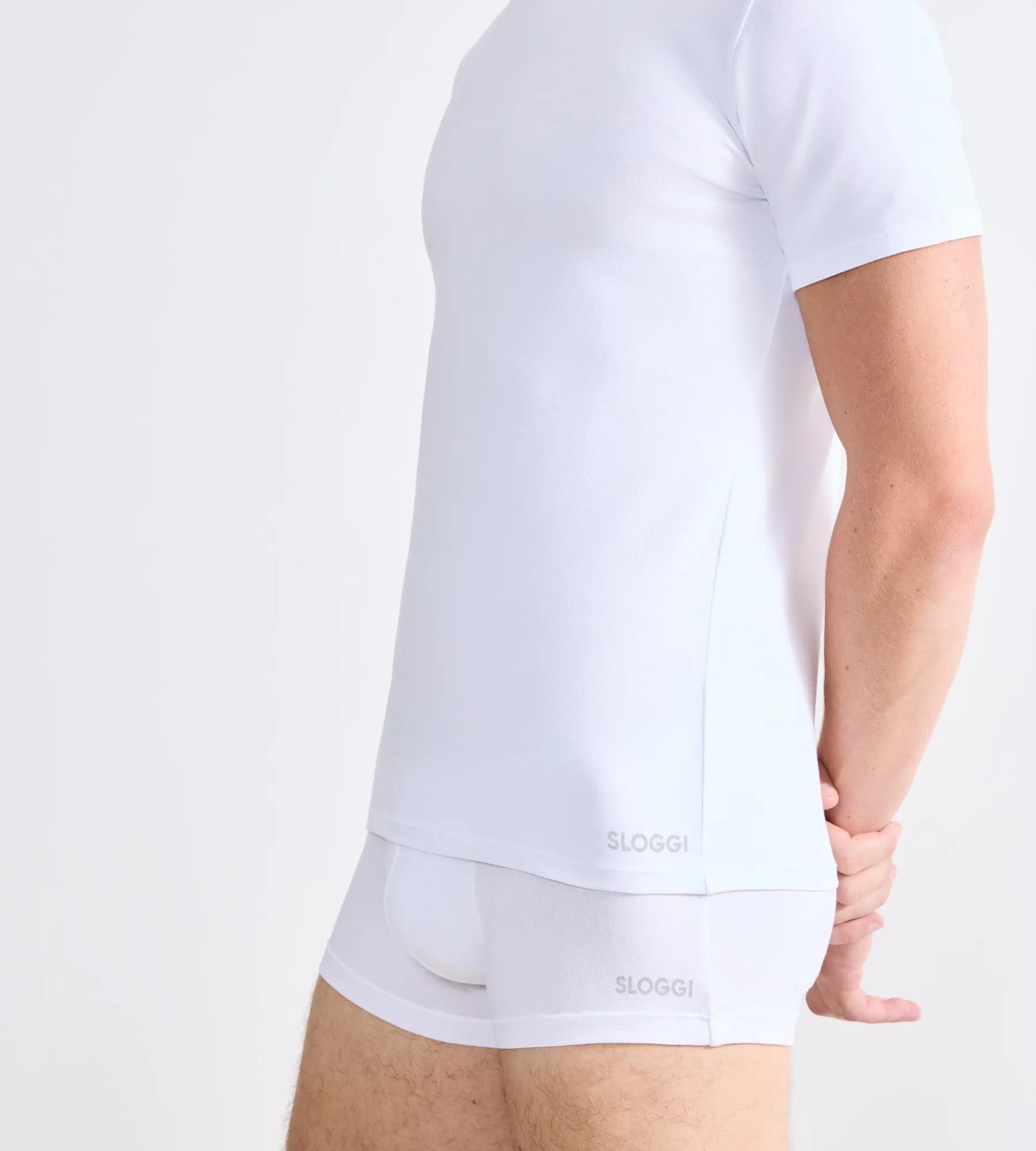 Sloggi Sloggi 2-pack Go Abc heren T-shirts - Ronde hals
