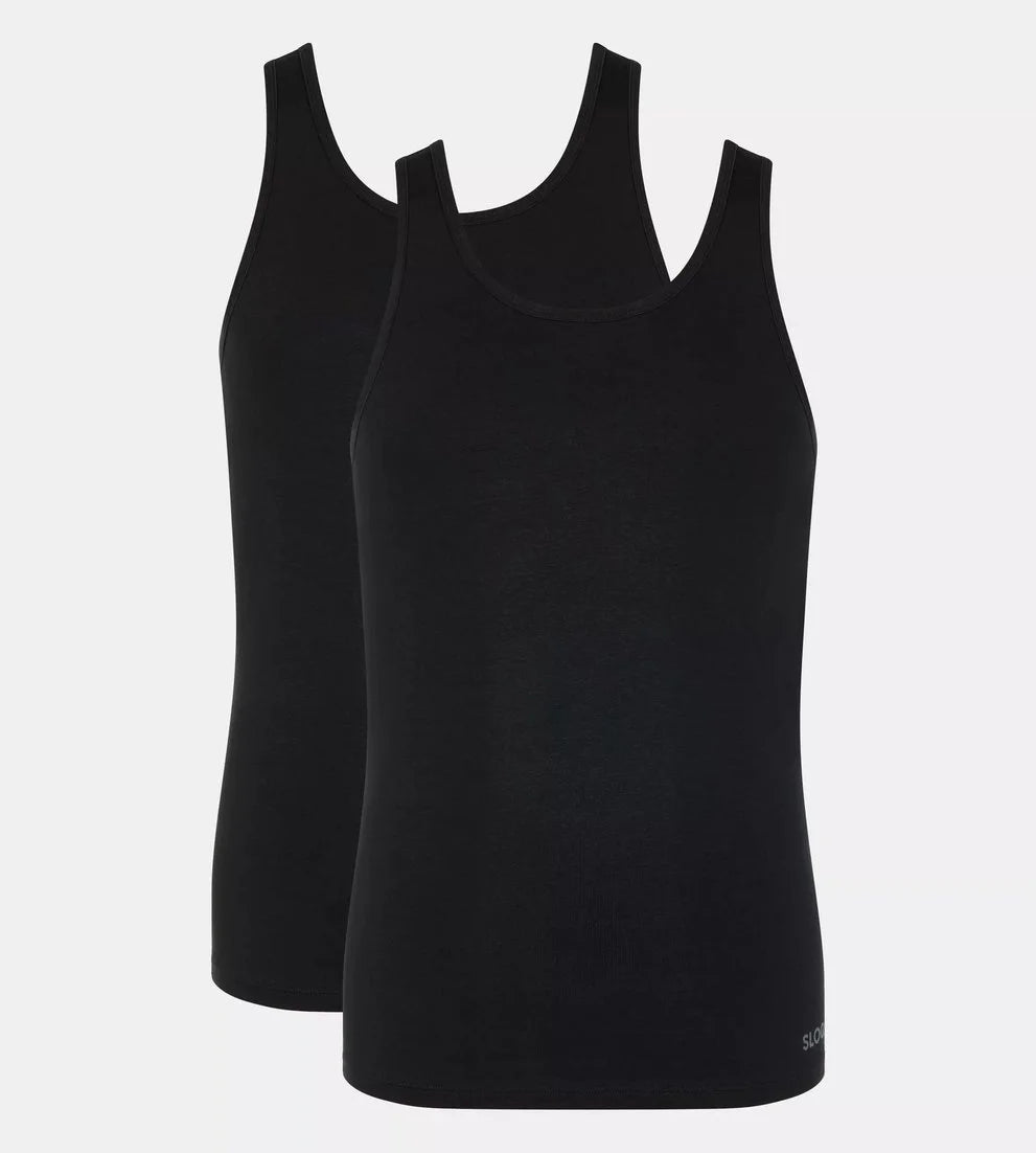 Sloggi Sloggi 2-pack heren hemden - Tanktop GO Abc