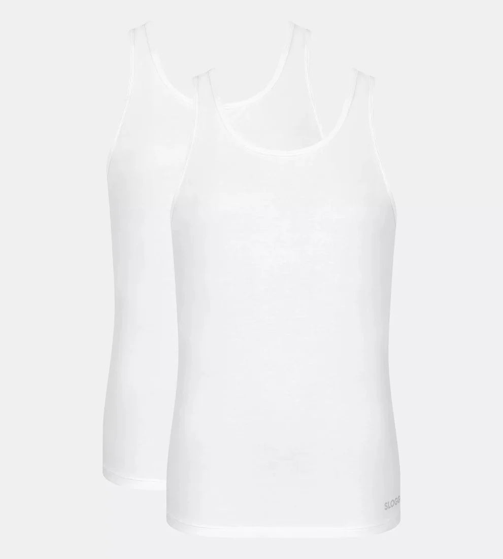 Sloggi Sloggi 2-pack heren hemden - Tanktop GO Abc