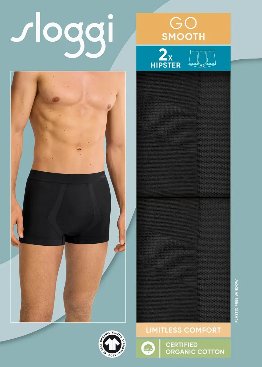 Sloggi Sloggi 2-Pack heren hipster naadloos - GO Smooth