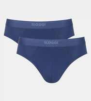 Sloggi Sloggi 2-pack katoenen midislip/brief heren Ever Ease