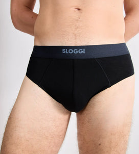 Sloggi Sloggi 2-pack katoenen midislip/brief heren Ever Ease
