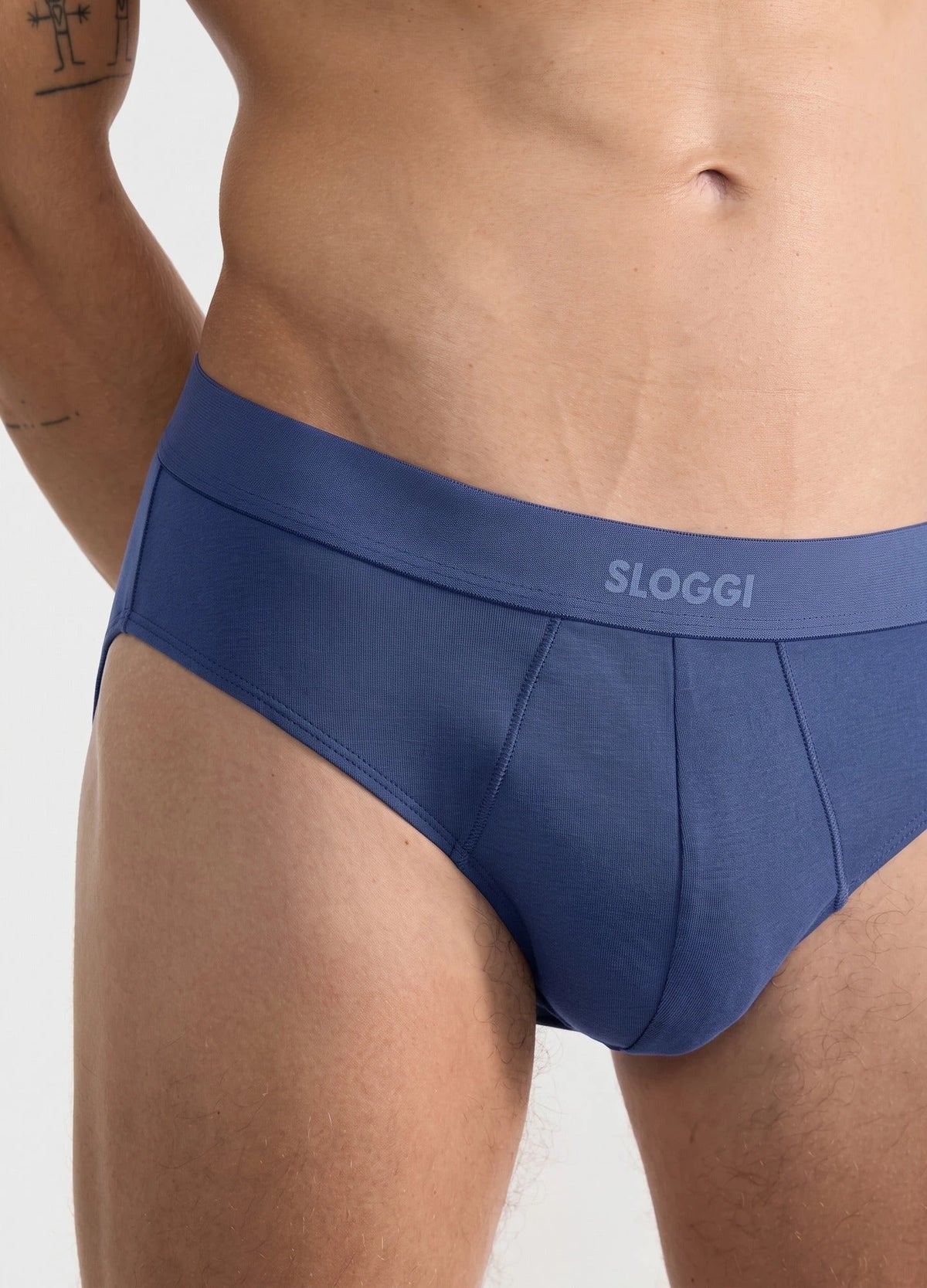 Sloggi Sloggi 2-pack katoenen midislip/brief heren Ever Ease