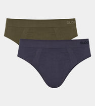 Sloggi Sloggi 2-pak Midi/Brief heren slips - Go Smooth