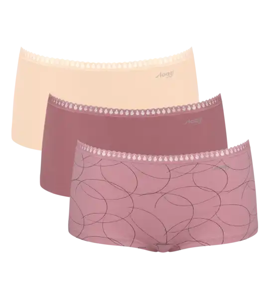 Sloggi Sloggi 3-pack Crush Go dames boxershorts