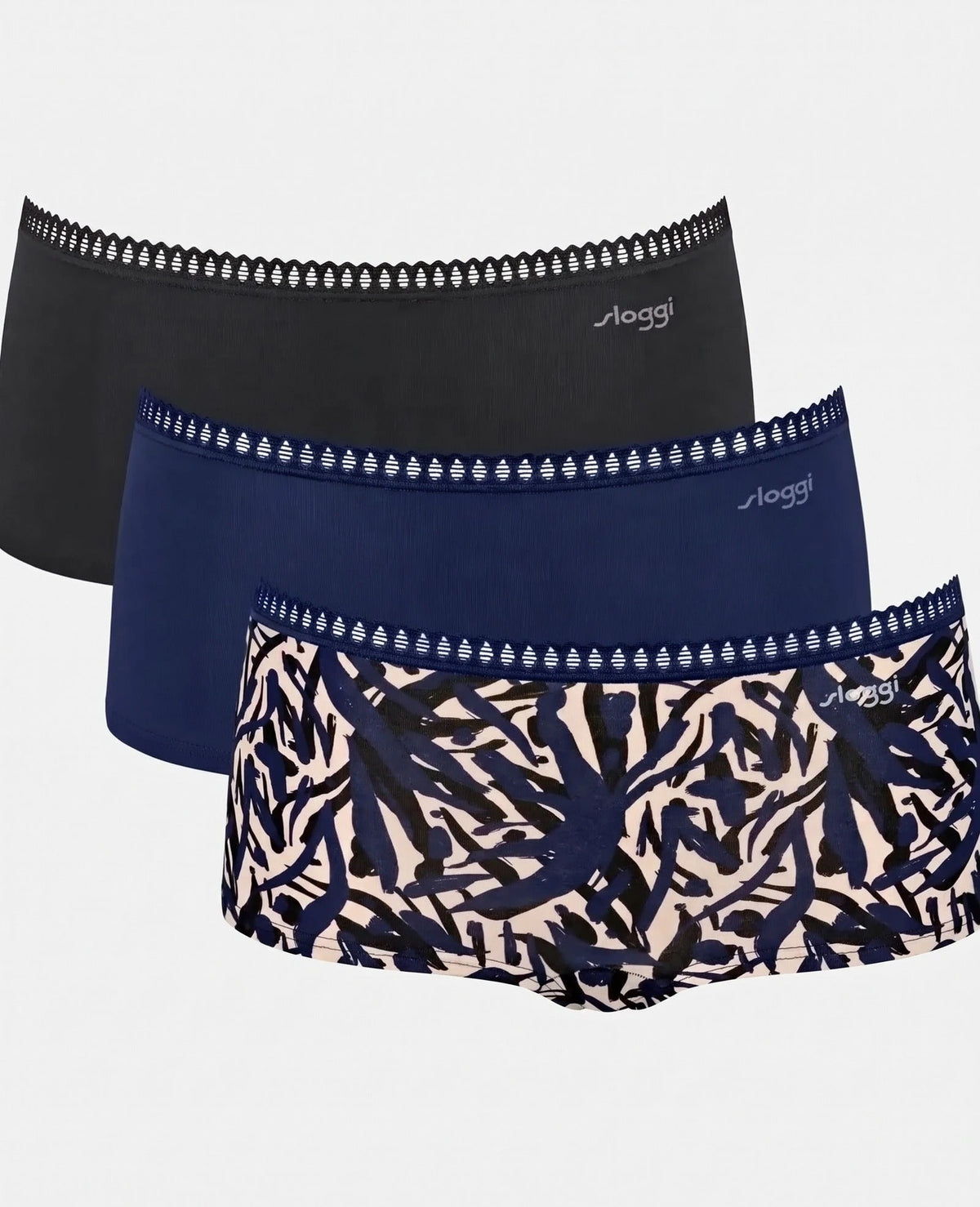 Sloggi Sloggi 3-pack Crush Go dames boxershorts