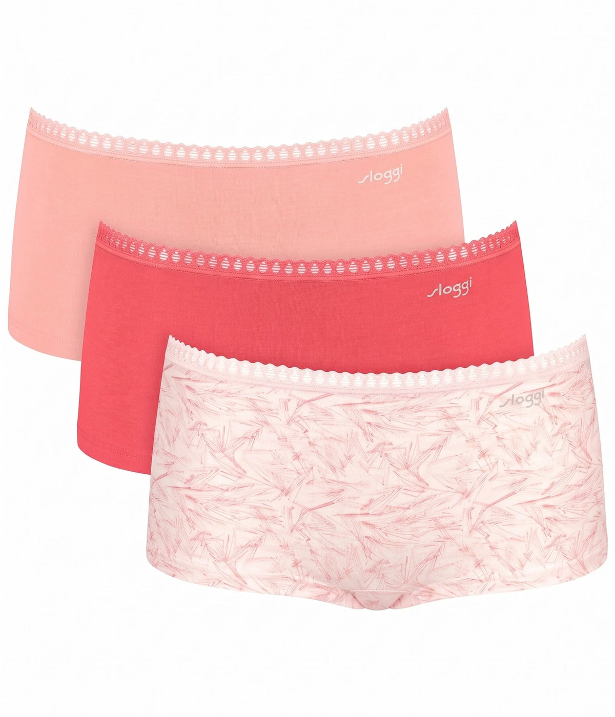 Sloggi Sloggi 3-pack Crush Go dames boxershorts