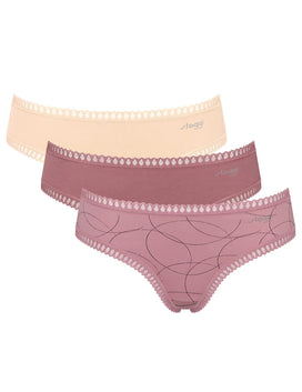 Sloggi Sloggi 3-pack Crush Go dames hipsters