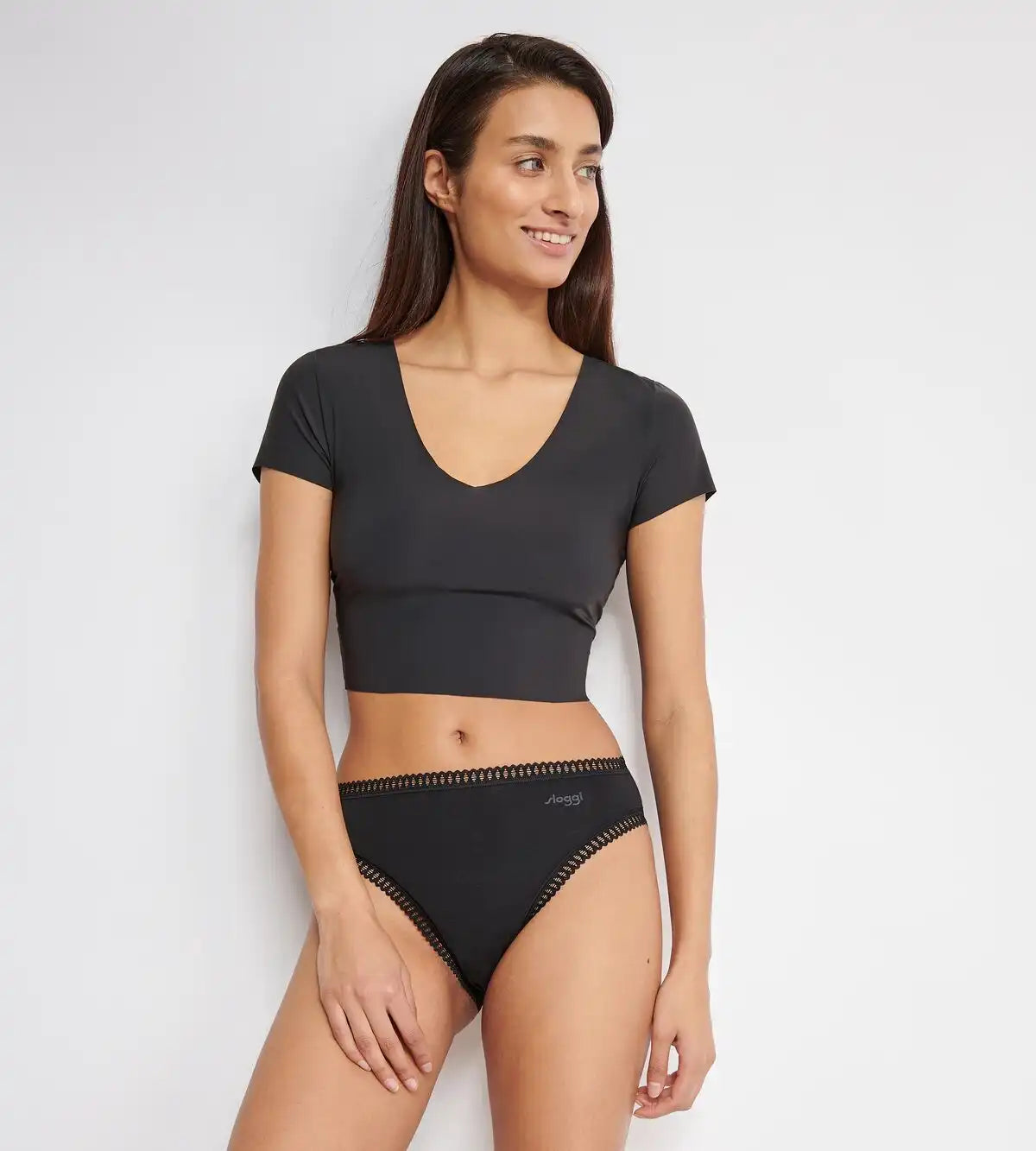 Sloggi Sloggi 3-pack Crush Go - High legs slips dames