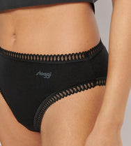 Sloggi Sloggi 3-pack Crush Go - High legs slips dames