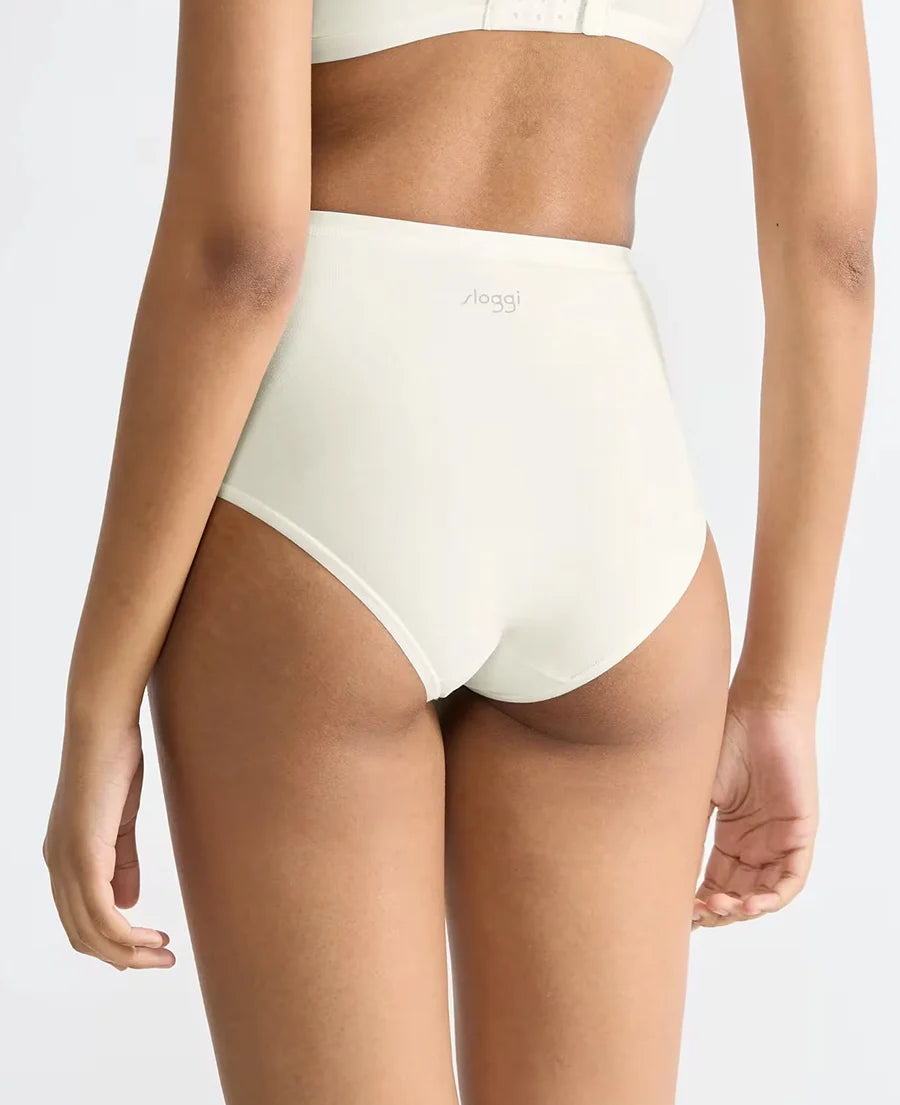 Sloggi Sloggi 3-pack dames Go High Waist slip - Daily biologisch katoen taille slips