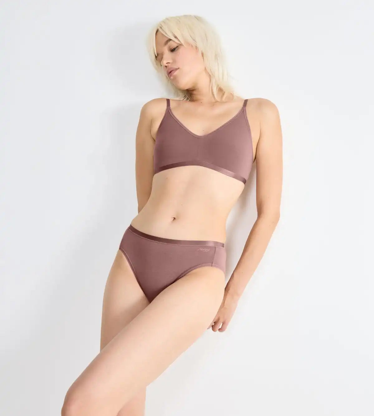 Sloggi Sloggi 3-pack dames Go tai slip - Daily biologisch katoen hoog opgesneden slips