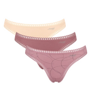 Sloggi Sloggi 3-pack Go Crush string dames