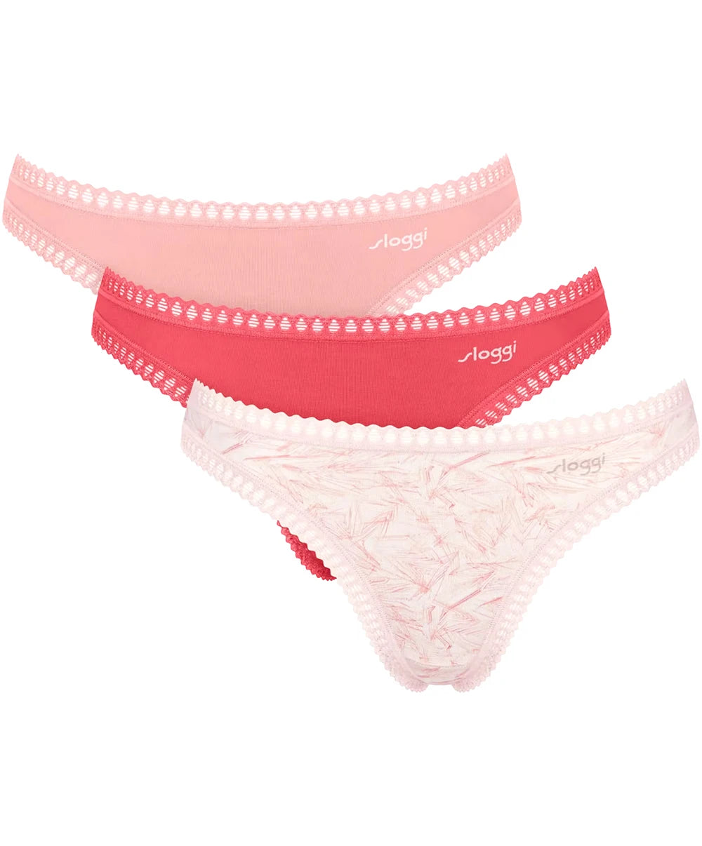 Sloggi Sloggi 3-pack Go Crush string dames
