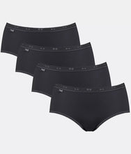 Sloggi Sloggi 4-pack Basic Midi - dames heup slips (3+1 Gratis)