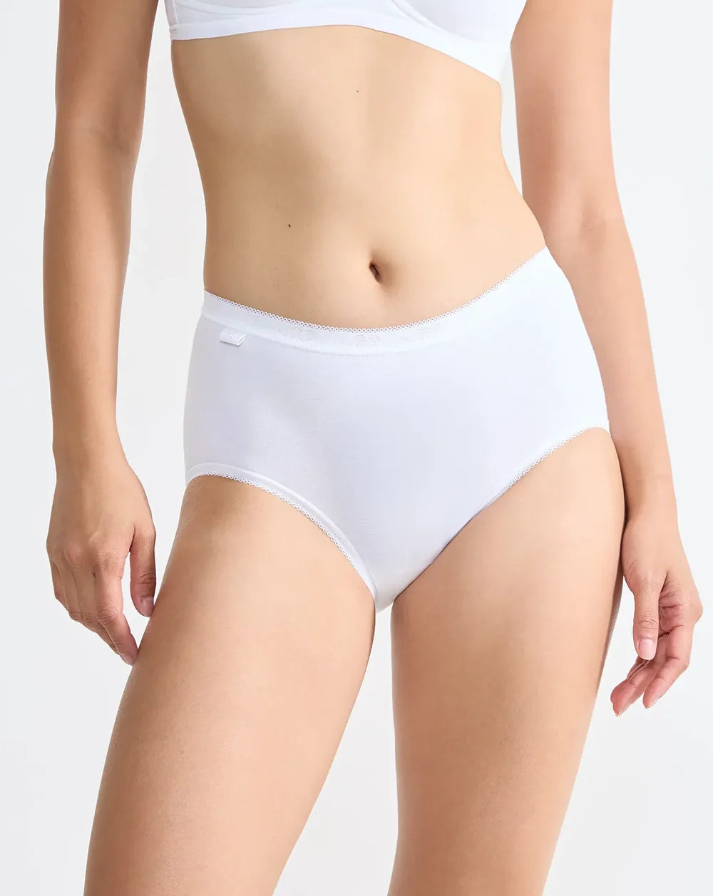 Sloggi Sloggi 4-pack Basic Midi - dames heup slips (3+1 Gratis)