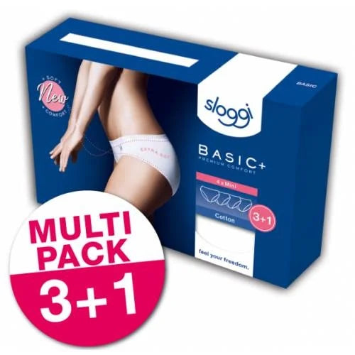 Sloggi Sloggi 4-pack Basic Mini dames slips (3+1 Gratis)