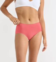 Sloggi Sloggi 4-pack dames Basic Midi slips - Red combi