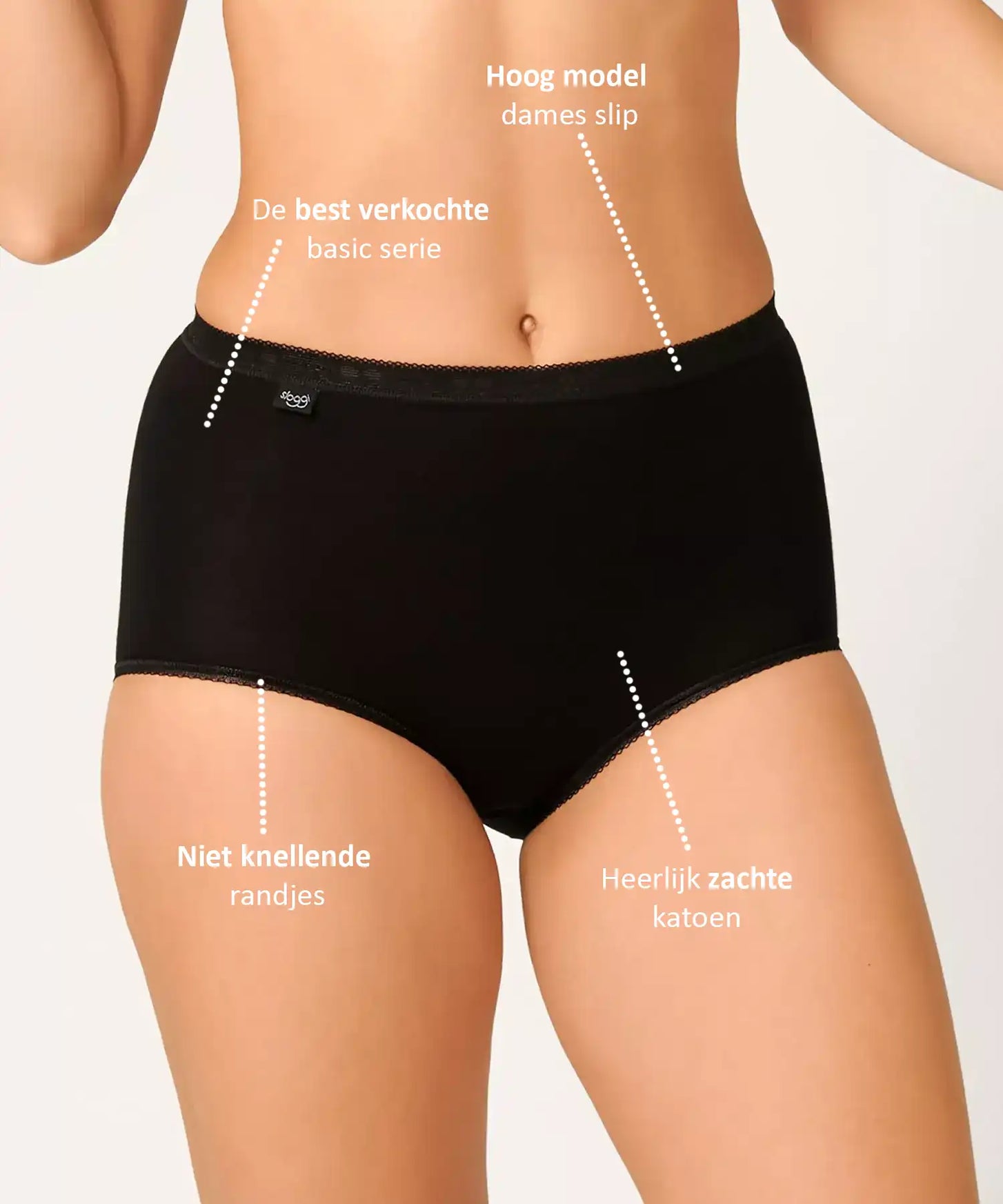 Sloggi Sloggi Basic Maxi 4-Pack dames slip (3+1 Gratis)