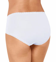 Sloggi Sloggi dames 24/7 kanten midi heup slip - Natural Katoen
