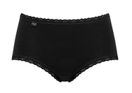 Sloggi Sloggi dames 24/7 kanten midi heup slip - Natural Katoen