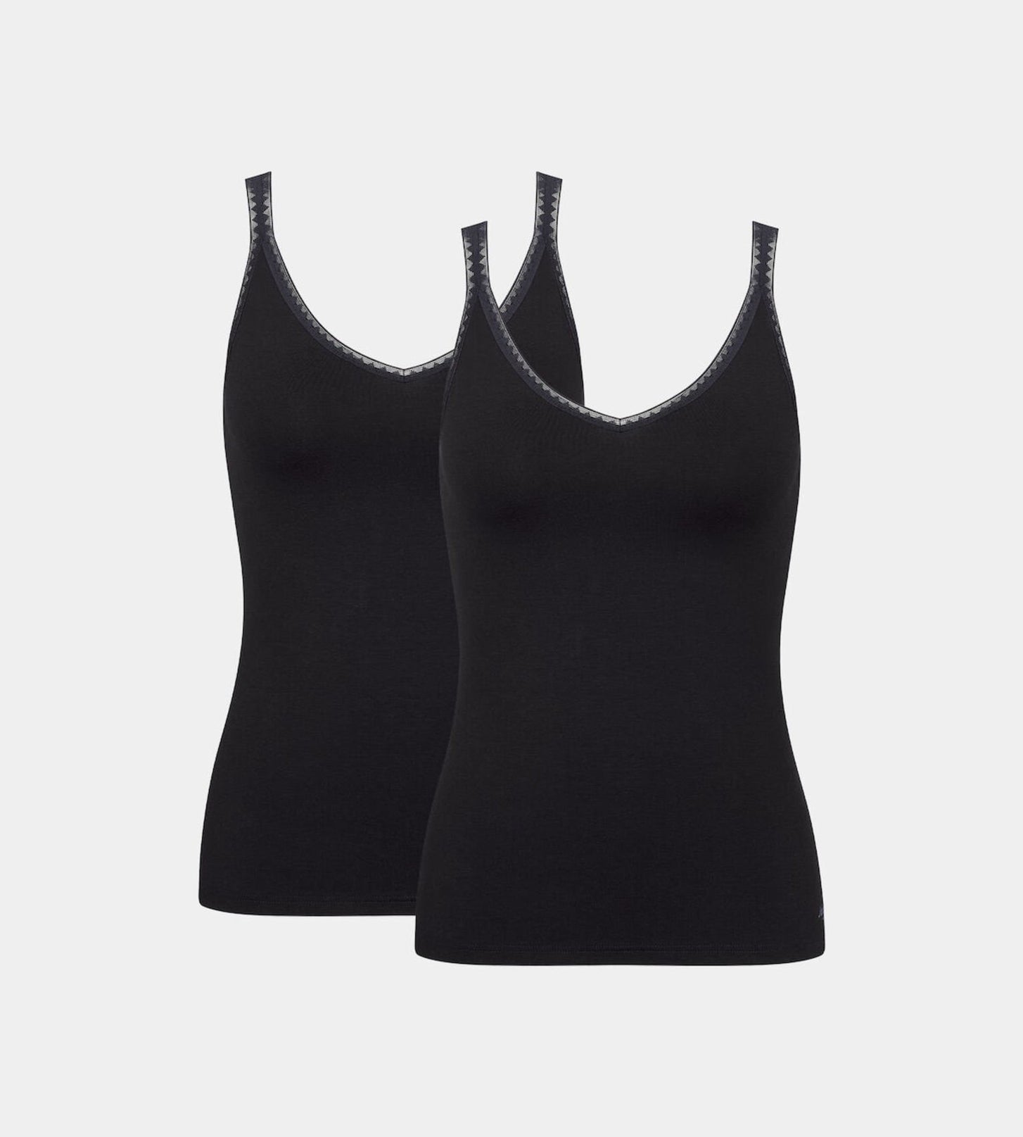 Sloggi Sloggi ondergoed dames 2-pack - hemd Basic GO smalle band