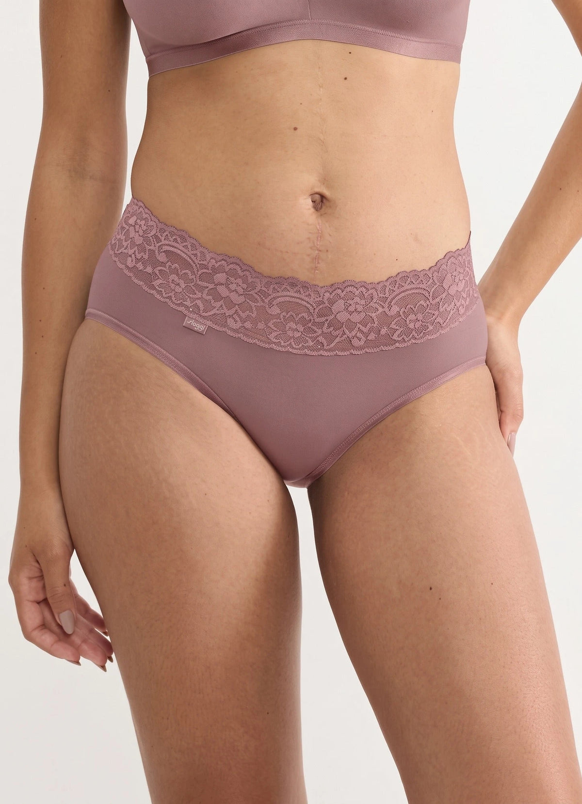 Sloggi Sloggi Romance Midi - kanten dames heup slip