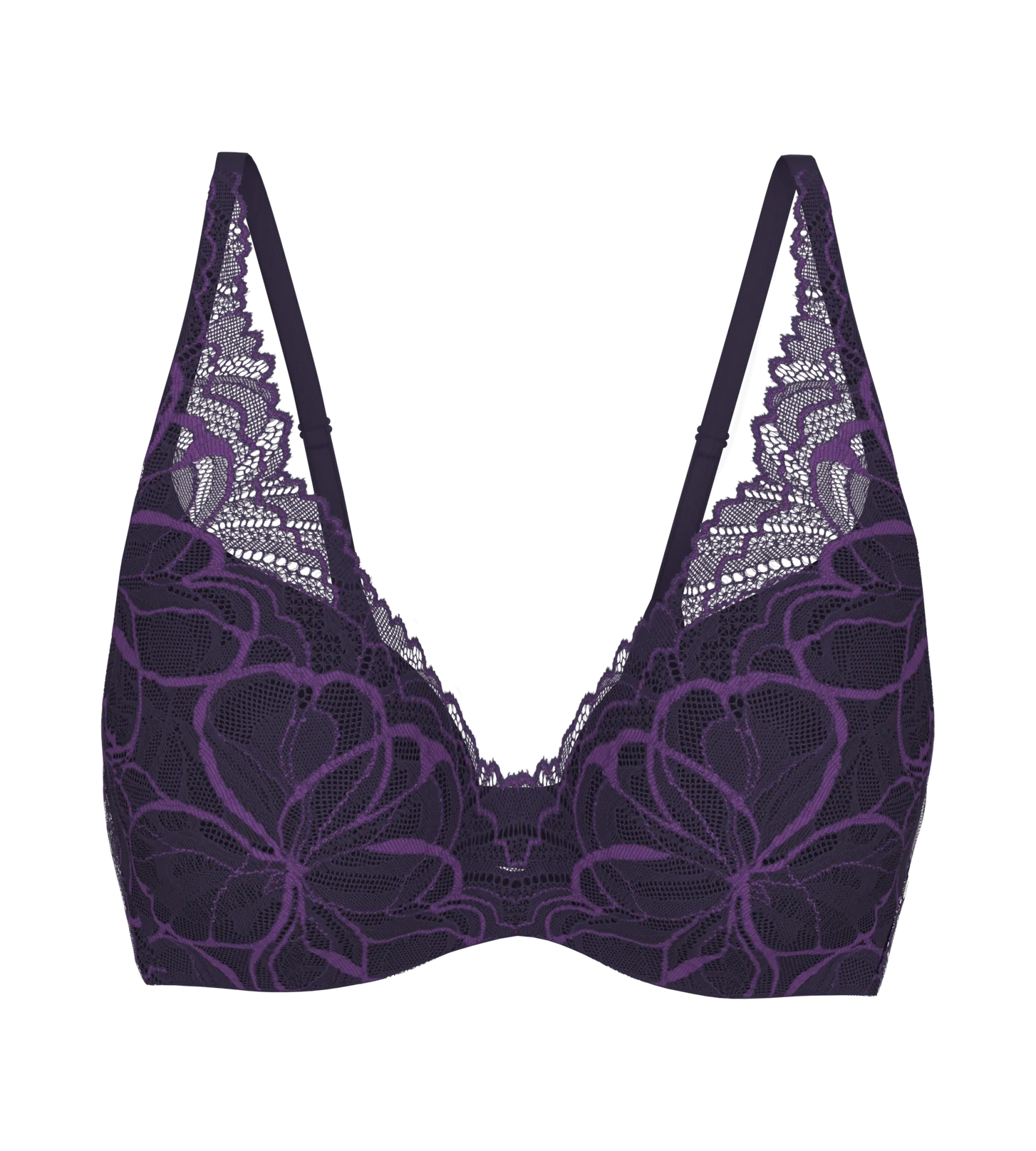 Sloggi Triumph BH Body Make-up Illusion Lace - Blauw