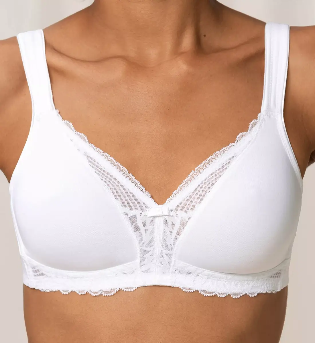 Sloggi TRIUMPH BH zonder beugel - Modern Lace+ Cotton N