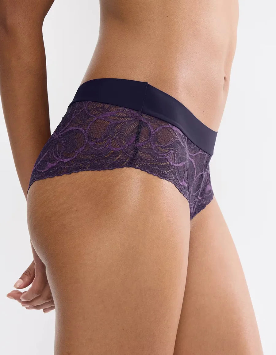 Sloggi Triumph Shorty Body Make-up Illusion Lace - Prussian Blauw
