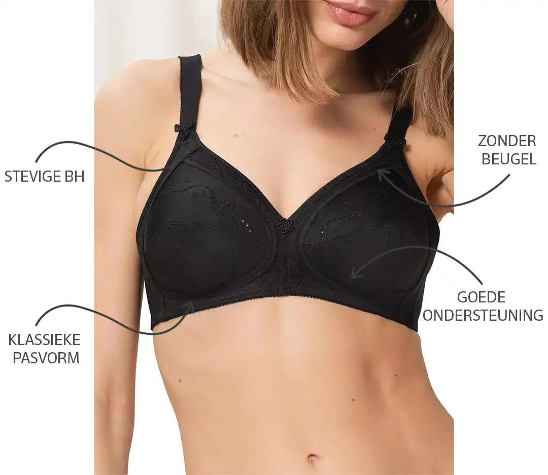 Sloggi Triumph stevige BH zonder beugel Doreen Cotton N
