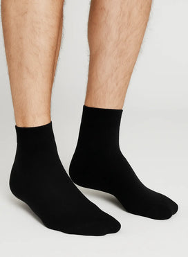 Sockshouse Basset 2-paar Bamboe quarter sokken