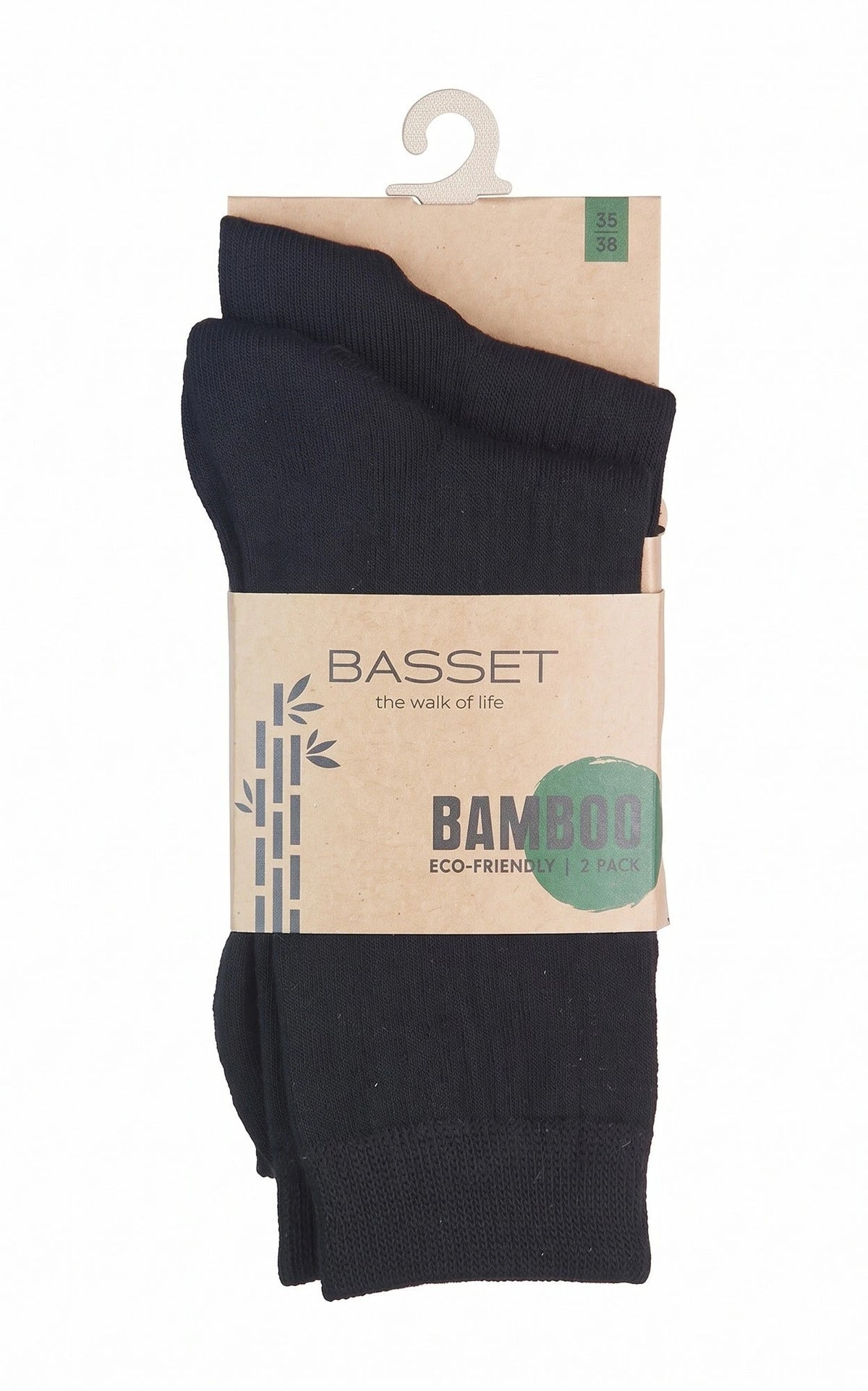 Sockshouse Basset 2-paar bamboe sokken - hoog