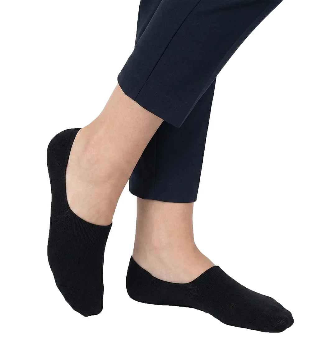 Sockshouse Basset 2-paar onzichtbare Footies bamboe sokken